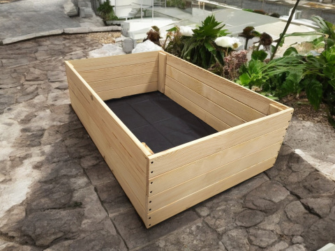 WARZYWNIAK SKRZYNIA NA WARZYWA INSPEKT DREWNIANY 80x120 PODWYŻSZANY 36cm WARZYWNIAK SKRZYNIA NA WARZYWA INSPEKT DREWNIANY 80x120 PODWYŻSZANY 36cm