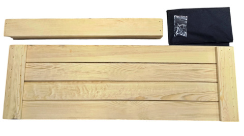 WARZYWNIAK SKRZYNIA NA WARZYWA INSPEKT DREWNIANY 80x120 PODWYŻSZANY 36cm