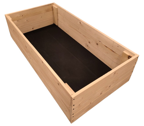 WARZYWNIAK ZIELNIK SKRZYNIA NA WARZYWA INSPEKT DREWNIANY 60x120 WYSOKI 27cm